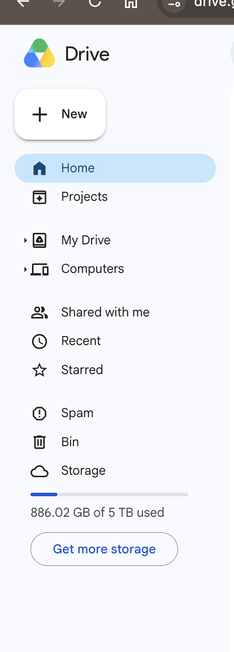5 TB Google Drive storage